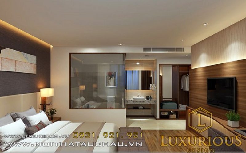 Phòng ngủ khách sạn CM Nha Trang sang trọng hiện đại