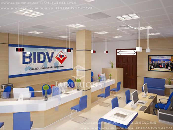 Thiết kế văn phòng BIDV