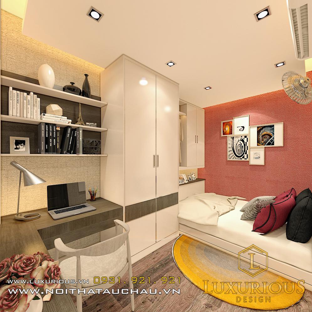 Mẫu thiết kế phòng ngủ căn hộ chung cư