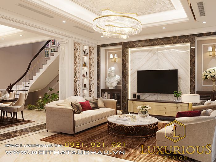 Mẫu ảnh thiết kế nội thất mang thương hiệu Luxurious Design