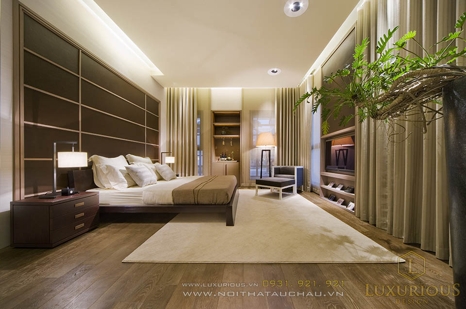 Thiết kế nội thất phòng ngủ chung cư cao cấp 150m2