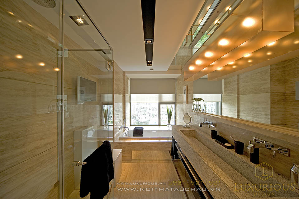 Thiết kế nội thất phòng vệ sinh nhà chung cư 120m2