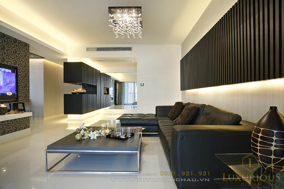 thiết kế thi công nội thất chung cư vinhomes Smart City68m2