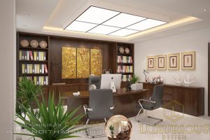 Thiết kế văn phòng giám đốc ĐẸP CHẤT TỪNG NÉT