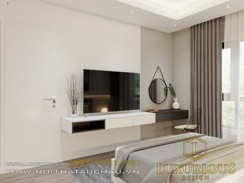 Vẻ đẹp hiện đại tinh tế trong mẫu thiết kế nội thất chung cư Samsora Prermier