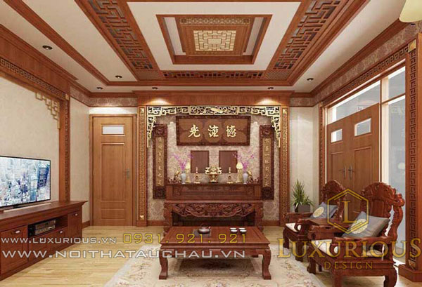Thiết kế nội thất nhà phố đẹp - Kiến Trúc Á Đông