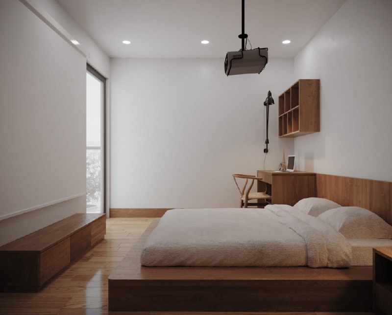 Không gian phòng ngủ 2 của chung cư Nhật Bản