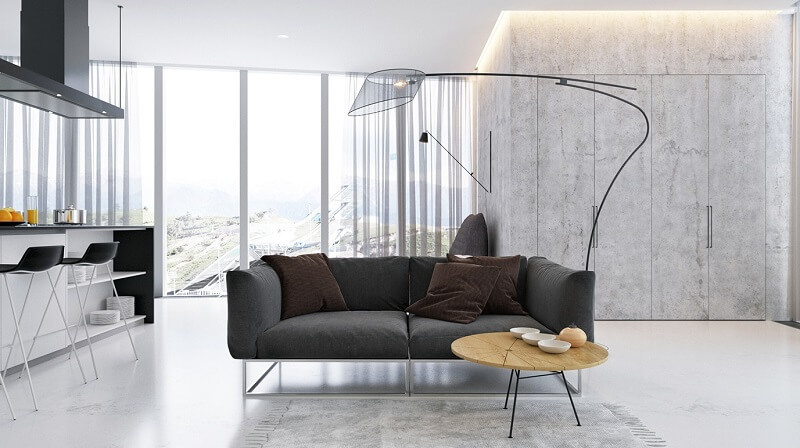 Phong cách thiết kế nội thất hiện đại tối giản