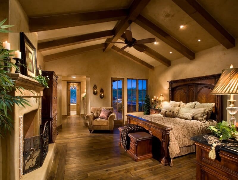 Phòng ngủ phong cách Tuscan