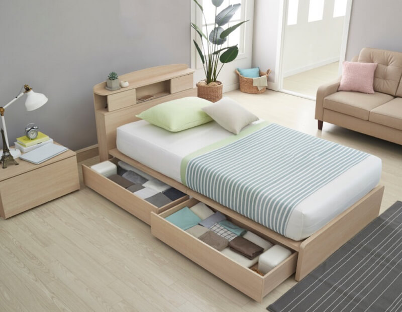 Thiết kế phòng ngủ nhỏ với đồ nội thất đa năng