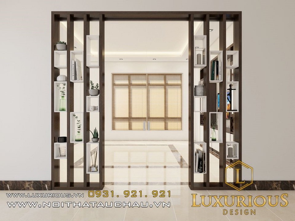Mẫu thiết kế nội thất phòng khách biệt thự Chí Linh Hải Dương
