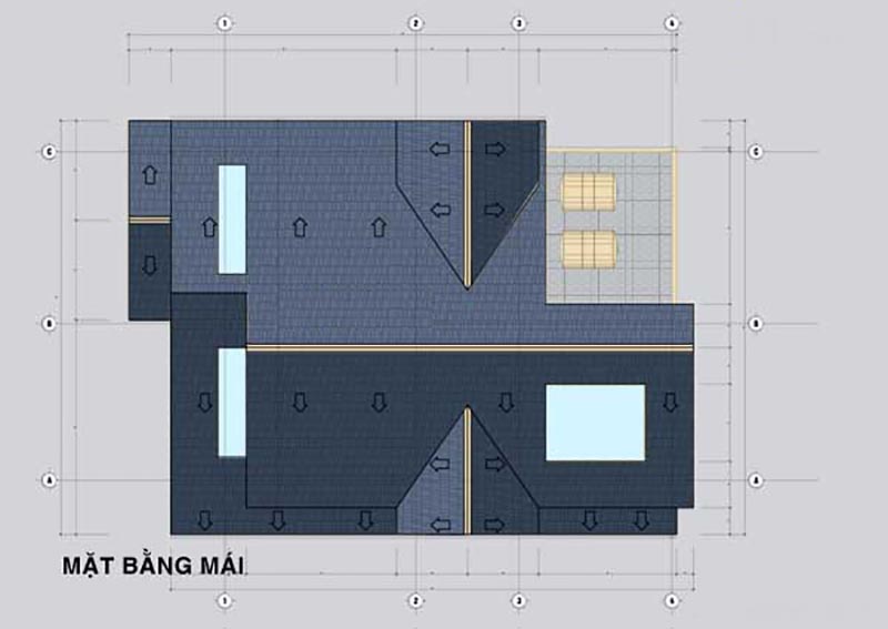 Mẫu biệt thự 2 tầng mái Thái phong cách hiện đại - Kiến Trúc C&B