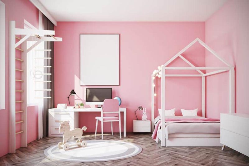 mẫu thiết kế phòng ngủ cho bé trai bé gái đẹp dễ thương
