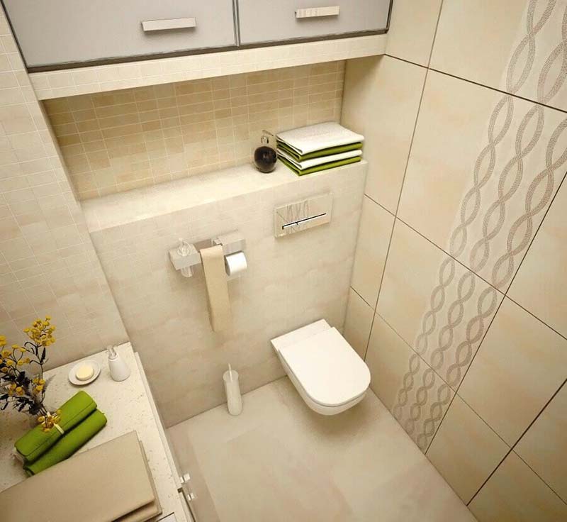 mẫu thiết kế phòng tắm 4m2