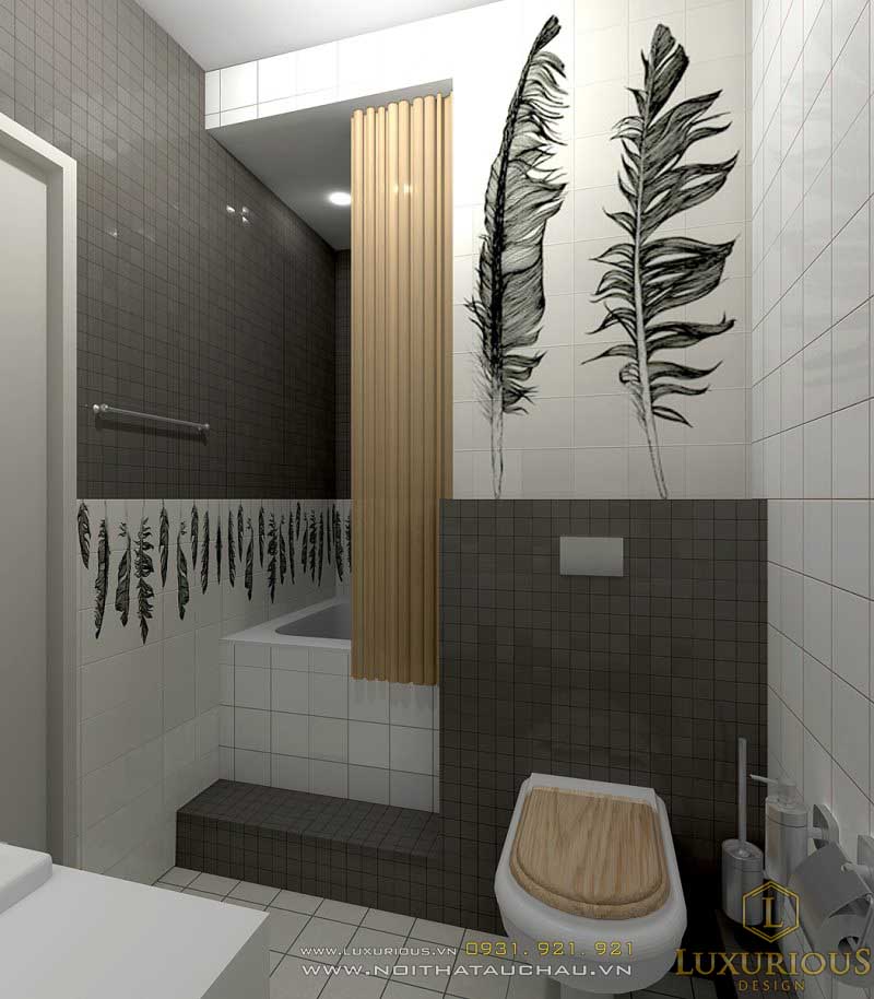 Thiết kế phòng tắm 4m2 đẹp