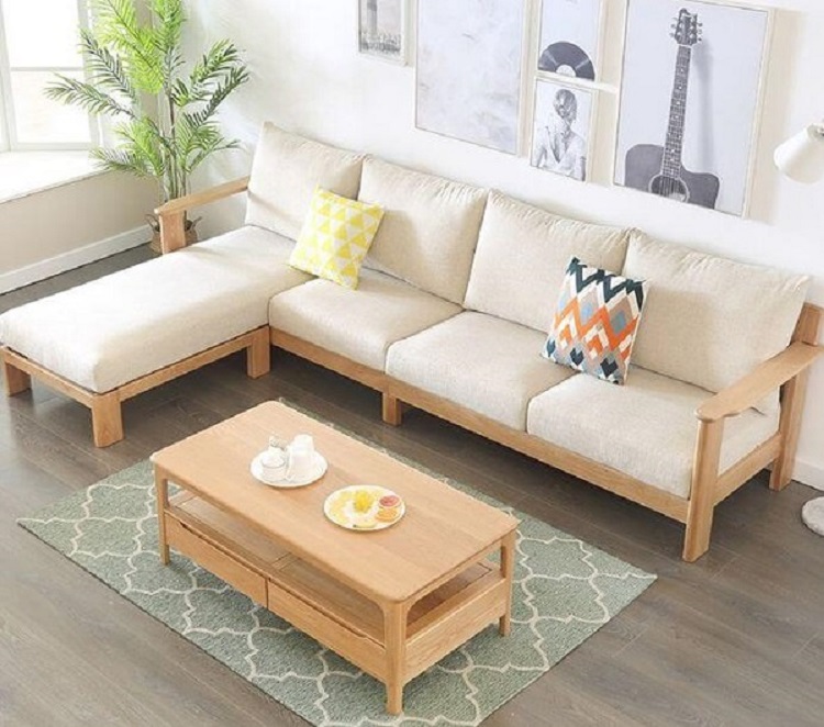 Sofa gỗ tần bì đẹp