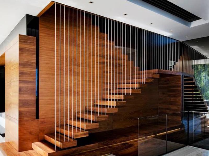 Thiết kế cầu thang gỗ đẹp