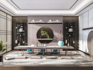 Top 10+ Mẫu thiết kế nội thất phòng trà biệt thự đẹp trang nhã