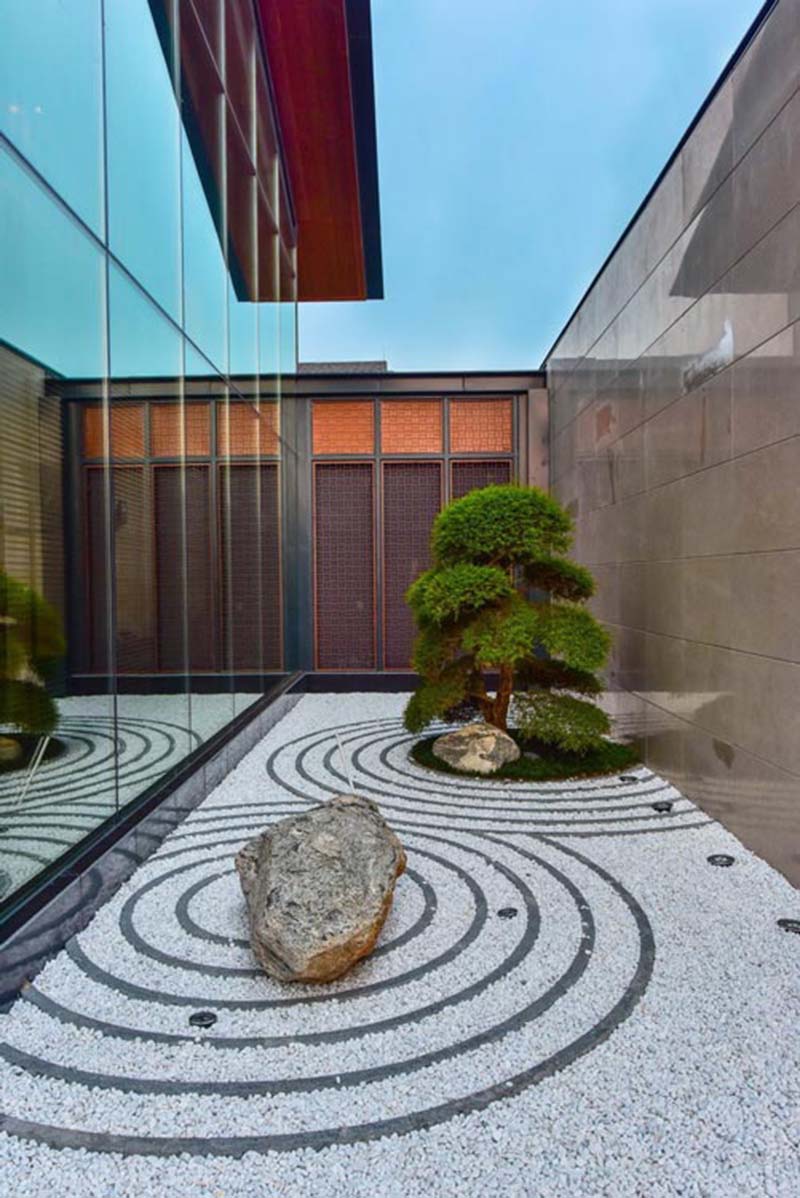 Thiết kế sân vườn biệt thự kiểu Nhật