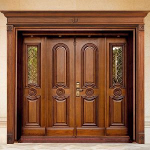 Top 10+ Mẫu cửa gỗ 4 cánh tân cổ điển đẹp vượt thời gian