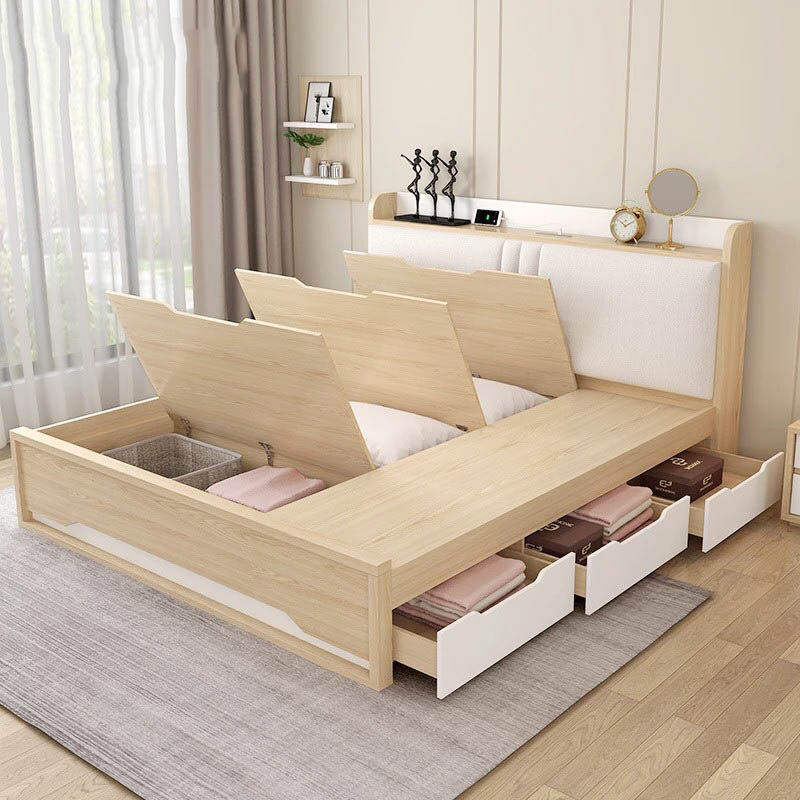 Mẫu giường ngăn kéo cho phòng ngủ nhỏ