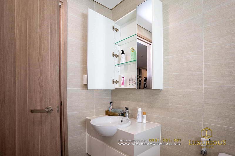 Mẫu thiết kế căn hộ chung cư 1 1 vinhomes smart city đẹp phòng WC