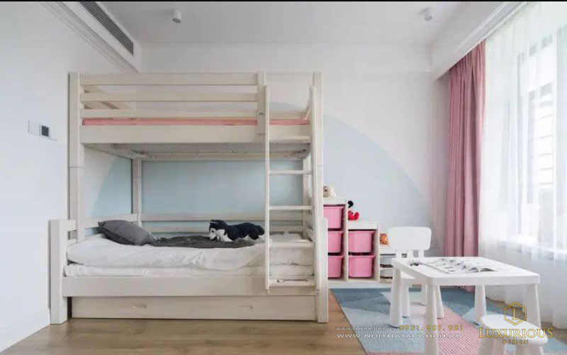 Mẫu thiết kế nội thất căn hộ vincity ocean park 3 phòng ngủ cho bé
