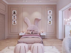 15+ Mẫu thiết kế phòng ngủ nhỏ 10m2 cho bé gái đẹp như mơ