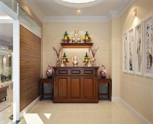Các Phòng thờ nên sơn màu gì đẹp và hợp phong thuỷ