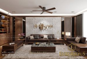 Mẫu thiết kế nội thất nhà cấp 4 3 phòng ngủ sang trọng